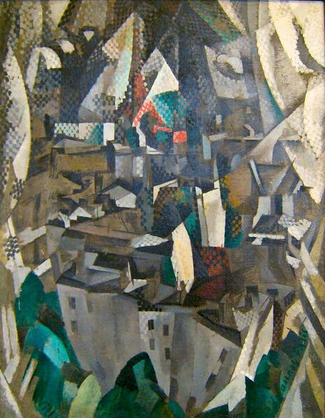 File:Robert Delaunay, 1910, La ville no. 2, oil on canvas, 146 x 114 cm, Musée National d'Art Moderne, Centre Georges Pompidou, Paris.jpg