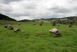 The Loupin' Stanes stone circle - geograph.org.uk - 811307.jpg