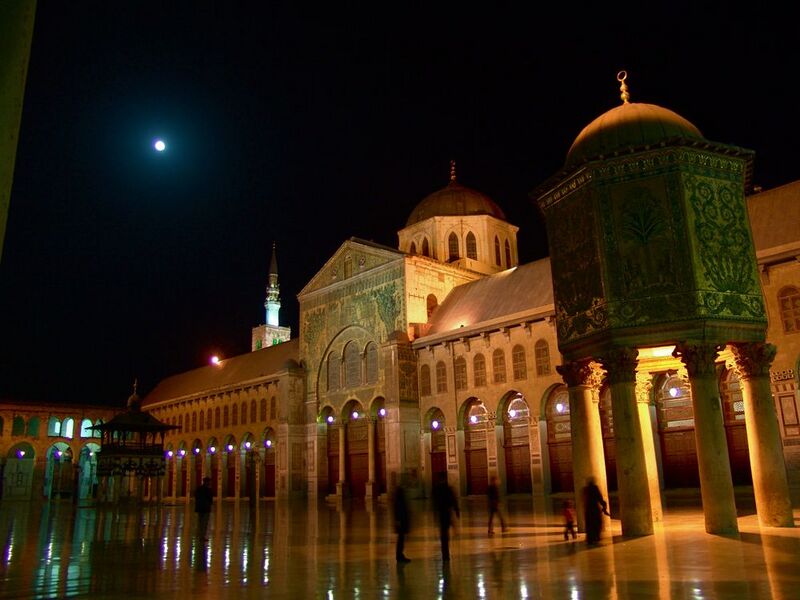 File:Umayyad Mosque night.jpg