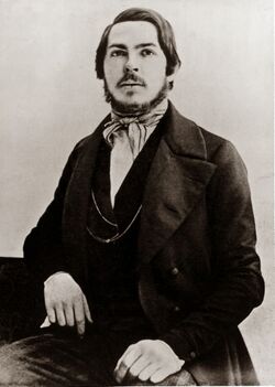 Photo of a young Friedrich Engels