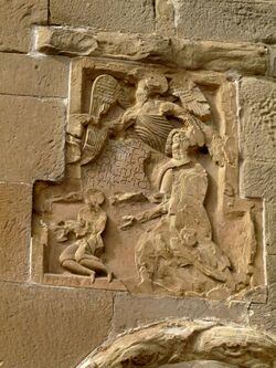 Mtskheta, Relief on Jvari Church.jpg