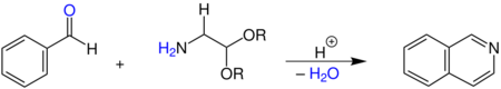 Pomeranz-Fritsch-Reaktion-Übersichtsreaktion