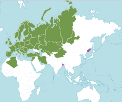 Range Map for Nuphar lutea in Eurasia.png