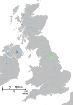 Range map-Senecio eboracensis-Great Britain.svg