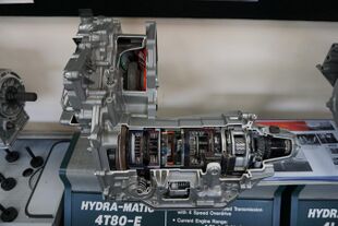 Ypsilanti Automotive Heritage Museum May 2015 065 (Hydra-Matic 4T80 transmission).jpg
