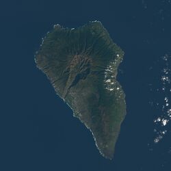 Image of an island taken from above