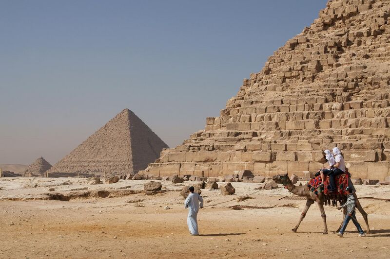 File:Camel and the pyramids.jpg