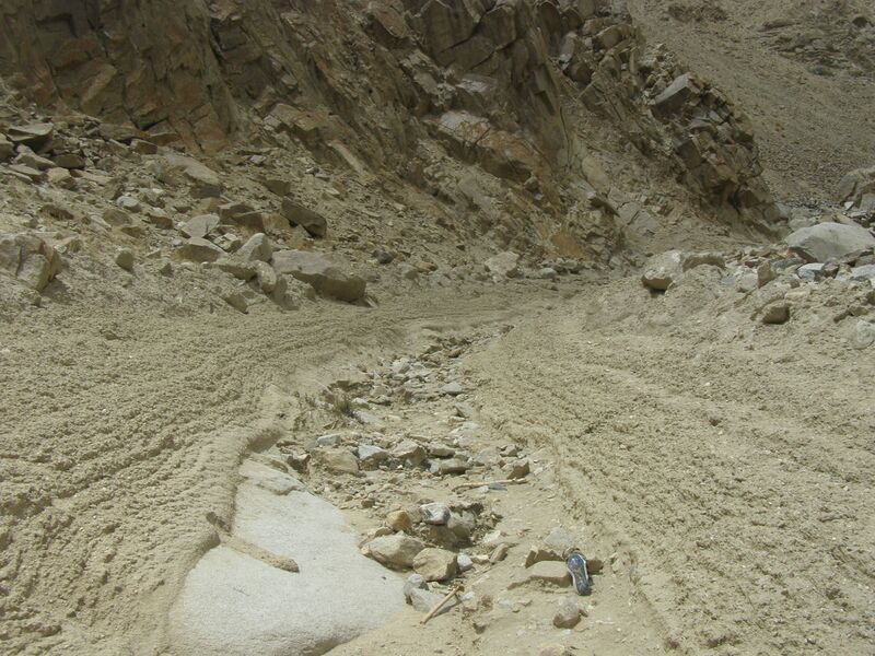 File:Debris flow channel, Ladakh, NW Indian Himalaya.JPG