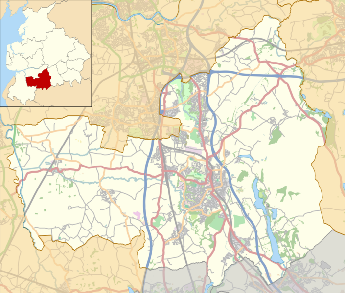 File:Location map United Kingdom Borough of Chorley.svg