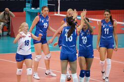 Serbia national volleyball team at the 2012 Summer Olympics (7913882066).jpg