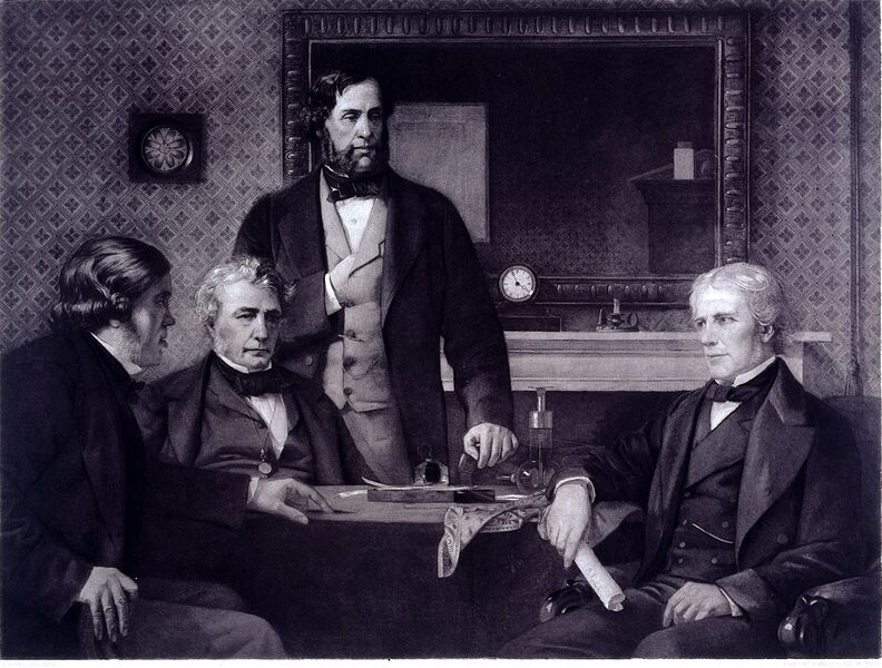 File:Three Fellows of the Royal Society offering the presidency o Wellcome L0022806.jpg