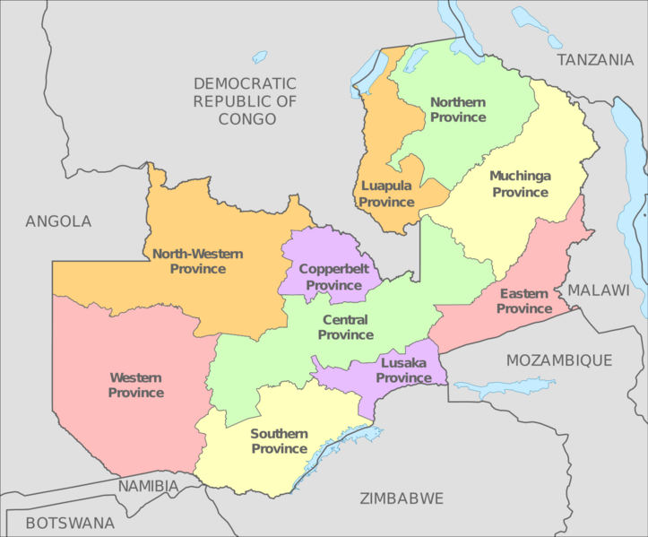File:Zambia, administrative divisions - en - colored.svg