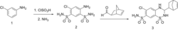 Cyclothiazide synthesis.svg