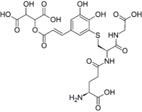 Chemical structure of grape reaction product