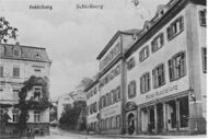 Old postcard of Schlossberg in Heidelberg, where Hannah lived