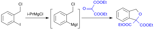 Synthese von Isobenzofuranen mit Diethylmesoxalat
