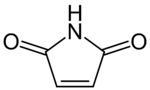 Structural formula of maleimide