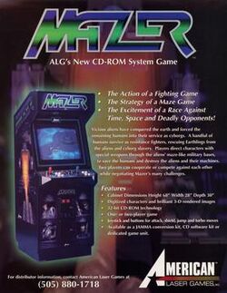 Mazer arcade flyer.jpg