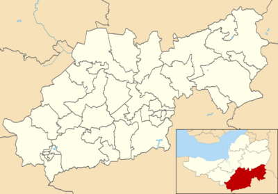 South Somerset UK ward map 2010 (blank).svg