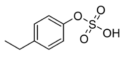 4-Ethylphenylsulfate structure.png
