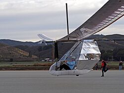 DaSH PA human powered airplane, first flight landing.jpg