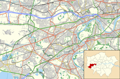 Hounslow London UK location map.svg