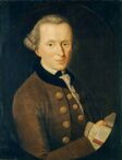 Oil painting of Immanuel Kant