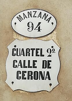 Manzana 94 calle de Gerona, Sant Feliu de Guichols.jpg