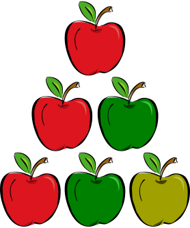 File:Three apples(1).svg