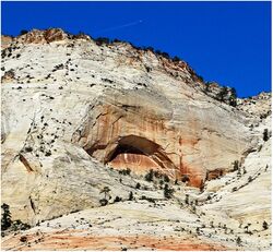 Alcove and Plane, East Zion N.P., Hwy 9 4-30-14pb (14289763611).jpg