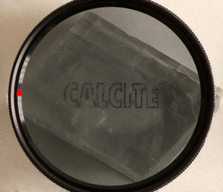Calcite and polarizing filter.gif