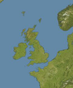 SS Arandora Star is located in Oceans around British Isles