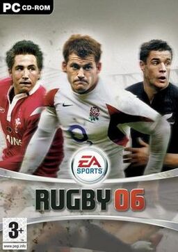 EA Sports Rugby 06 European box cover