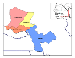arrondissements of the Tambacounda department