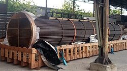 Tube bundle of a shell & tube heat exchanger (before assembly).jpg