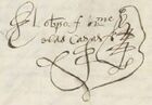 Bartolomé de las Casas's signature