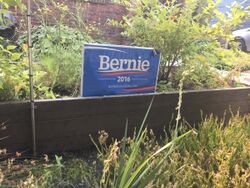 Bernie Sanders sign in Portland, Oregon.jpg