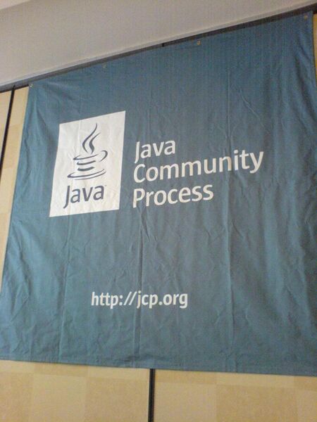 File:Java Community Process banner at JavaOne 2006.jpg