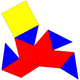Rhombic diminished square trapezohedron net.png
