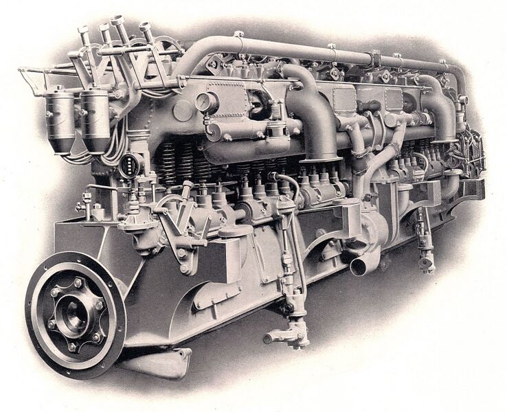 File:Wolseley 12 cylinder 360hp petrol or oil marine engine (Rankin Kennedy, Modern Engines, Vol III).jpg