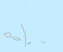 Tutuila is located in American Samoa