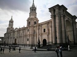 Façana de la catedral d'Arequipa.jpg