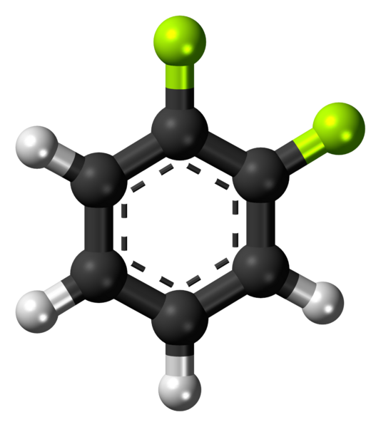 File:1,2-Difluorobenzene-3D-balls.png