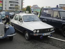 1982 Dacia 1310 (police car) in Bucharest.jpg