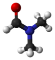 Ball and stick model of deuterated DMF