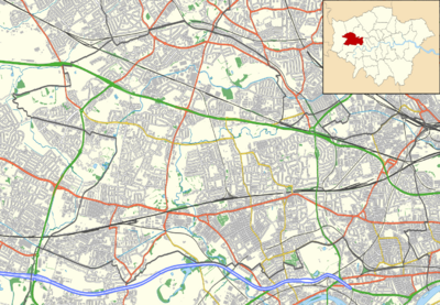Ealing London UK location map.svg