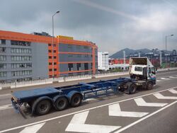HK Bus 962 view Tsing Kwai Highway 葵涌貨櫃碼頭 Kwai Tsing Container Terminal piers September 2018 SSG 06.jpg