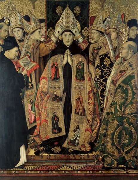 File:Jaume Huguet - Consecration of Saint Augustine - Google Art Project.jpg