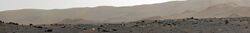 Jezero Crater Rim Panorama NASA Perseverance rover.jpg