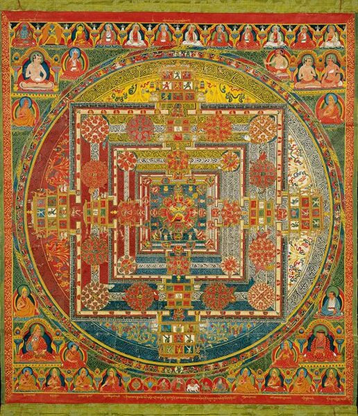 File:Mandala Depicting Kalachakra and Vishvamata, Tibet.jpg